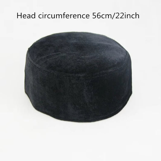 Muslim Men Hat Winter Warm Velvet Prayer Hats Islam Men'S Headscarf Bonnet Islamic Hijab Caps Arabic Musulman Headwraps Cap